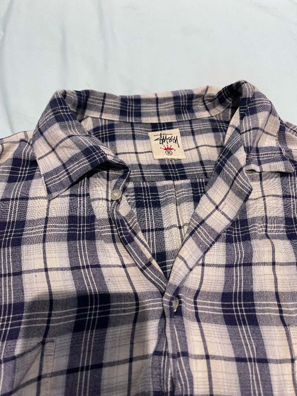"REAL" STUSSY BUTTON UP SHIRT.. PRE 1996